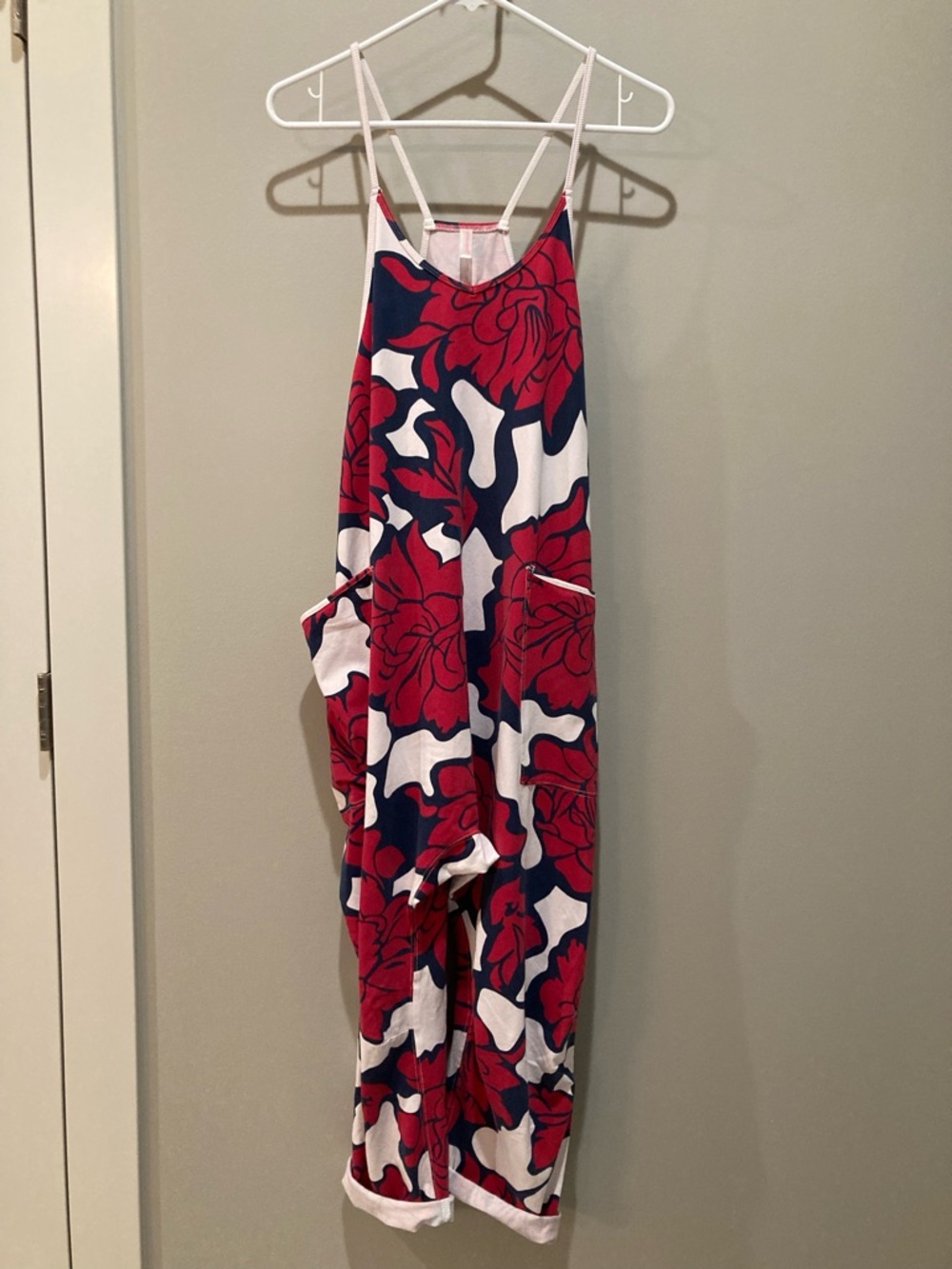NWT FREE PEOPLE Movement Printed Hot Shot Onesie in Floral Rose Combo - Picture 5 of 7